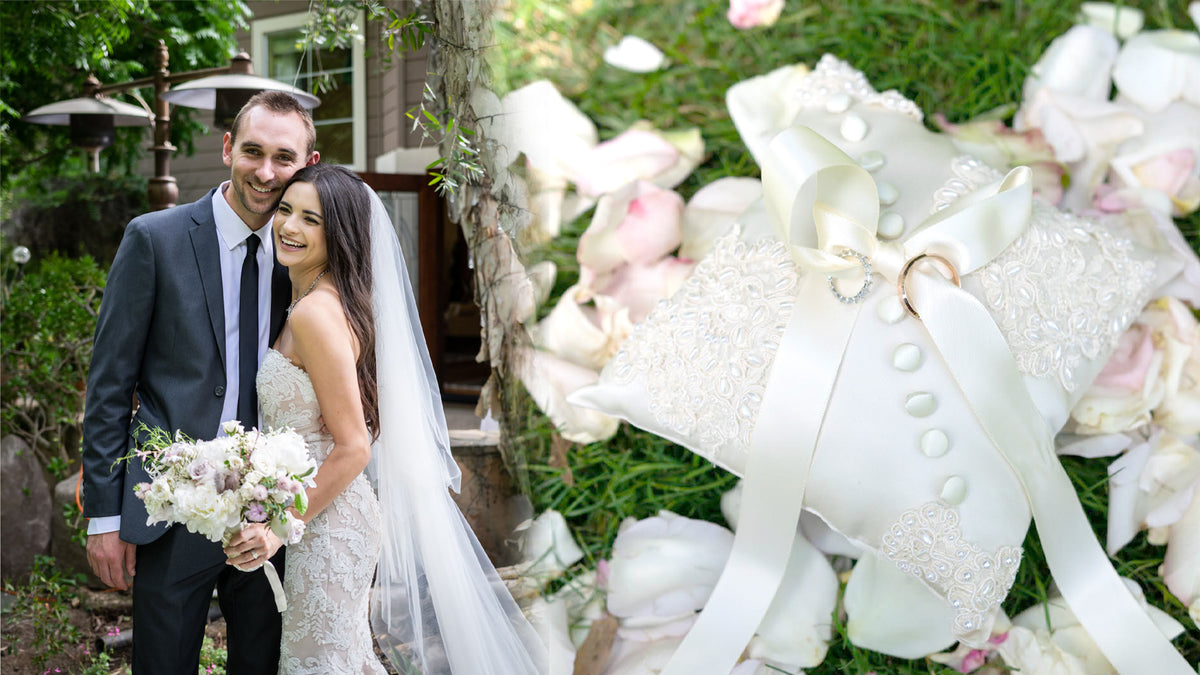 Kelsey & Cody A Real Wedding Story Unbox the Dress