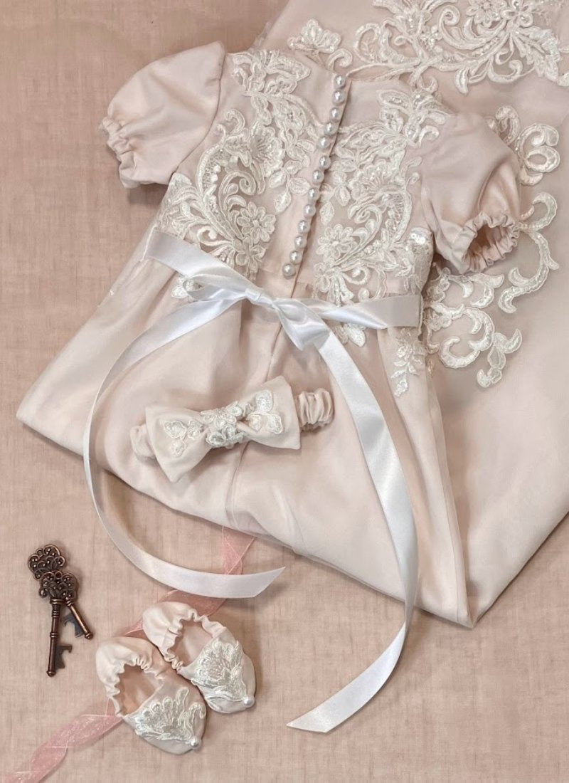 bridesmaid dress into baby gift Wedding Dress Into Custom Baby Heart Lovey
