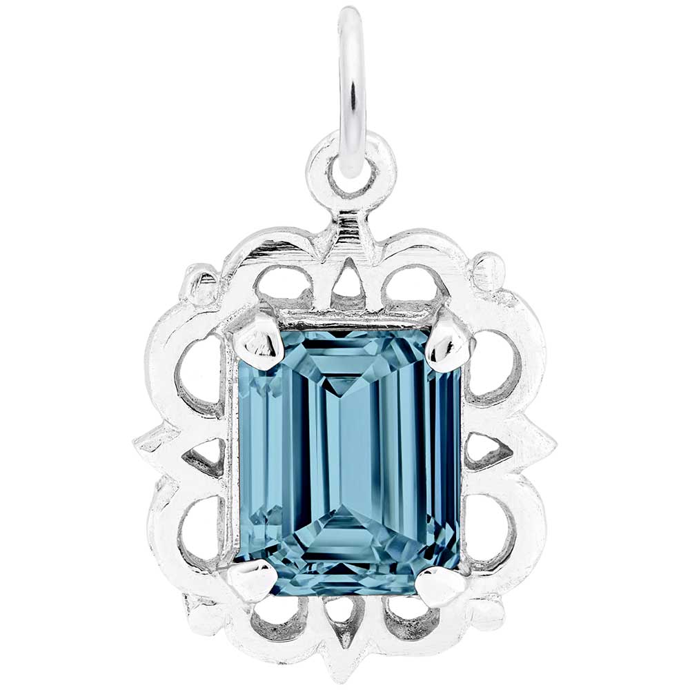 The Something Blue Gemstone Bridal Charm The Something Blue Gemstone Bridal Charm
