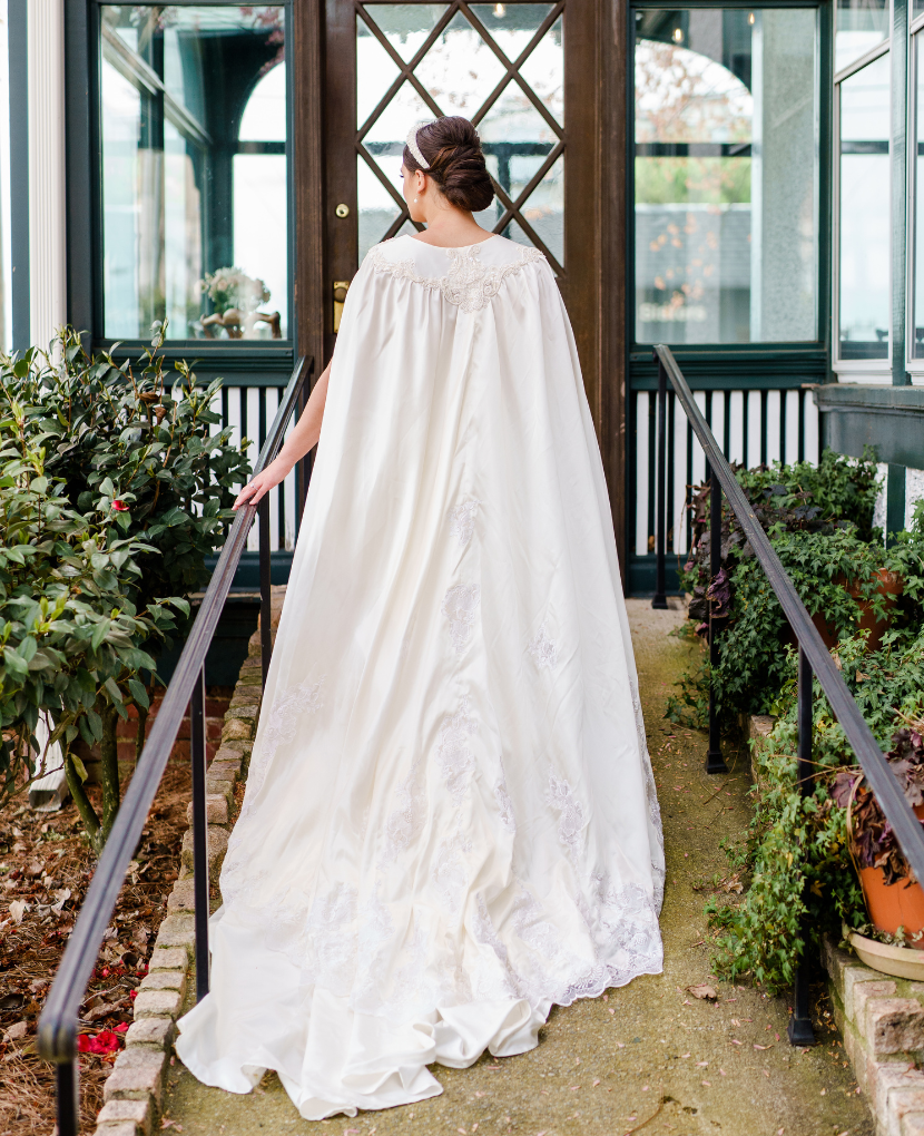 The Full-Length Anastasia Luxe Train Cape – Unbox the Dress