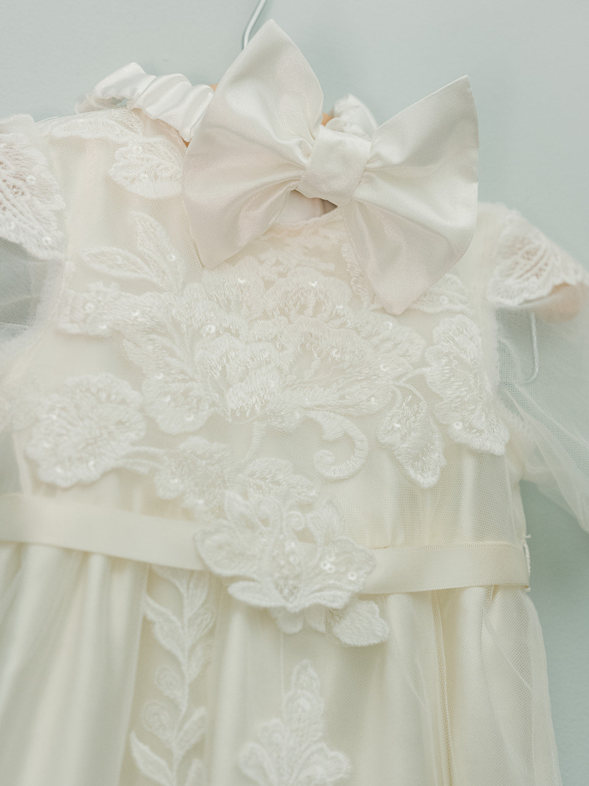 Baby Headband Made From Wedding Dress