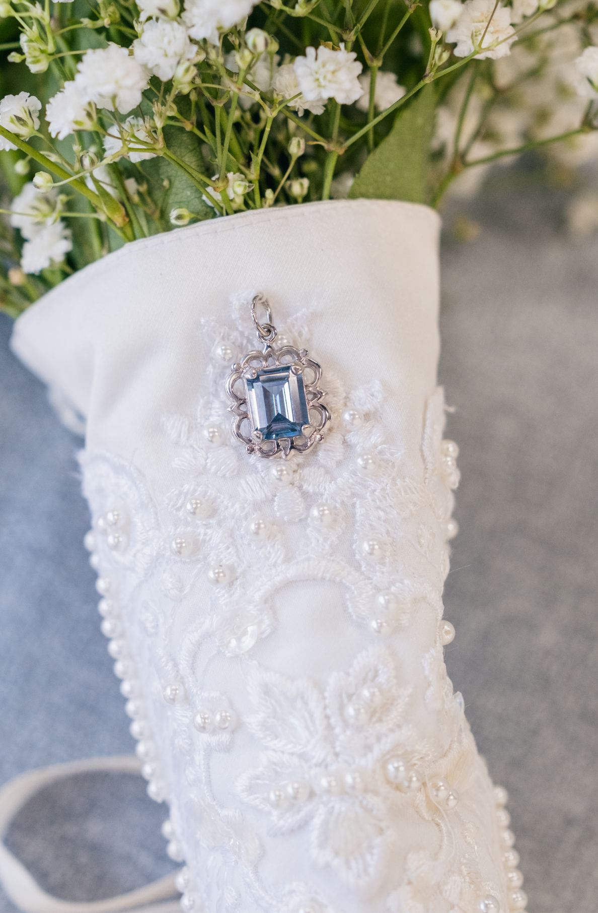 The Something Blue Gemstone Bridal Charm The Something Blue Gemstone Bridal Charm