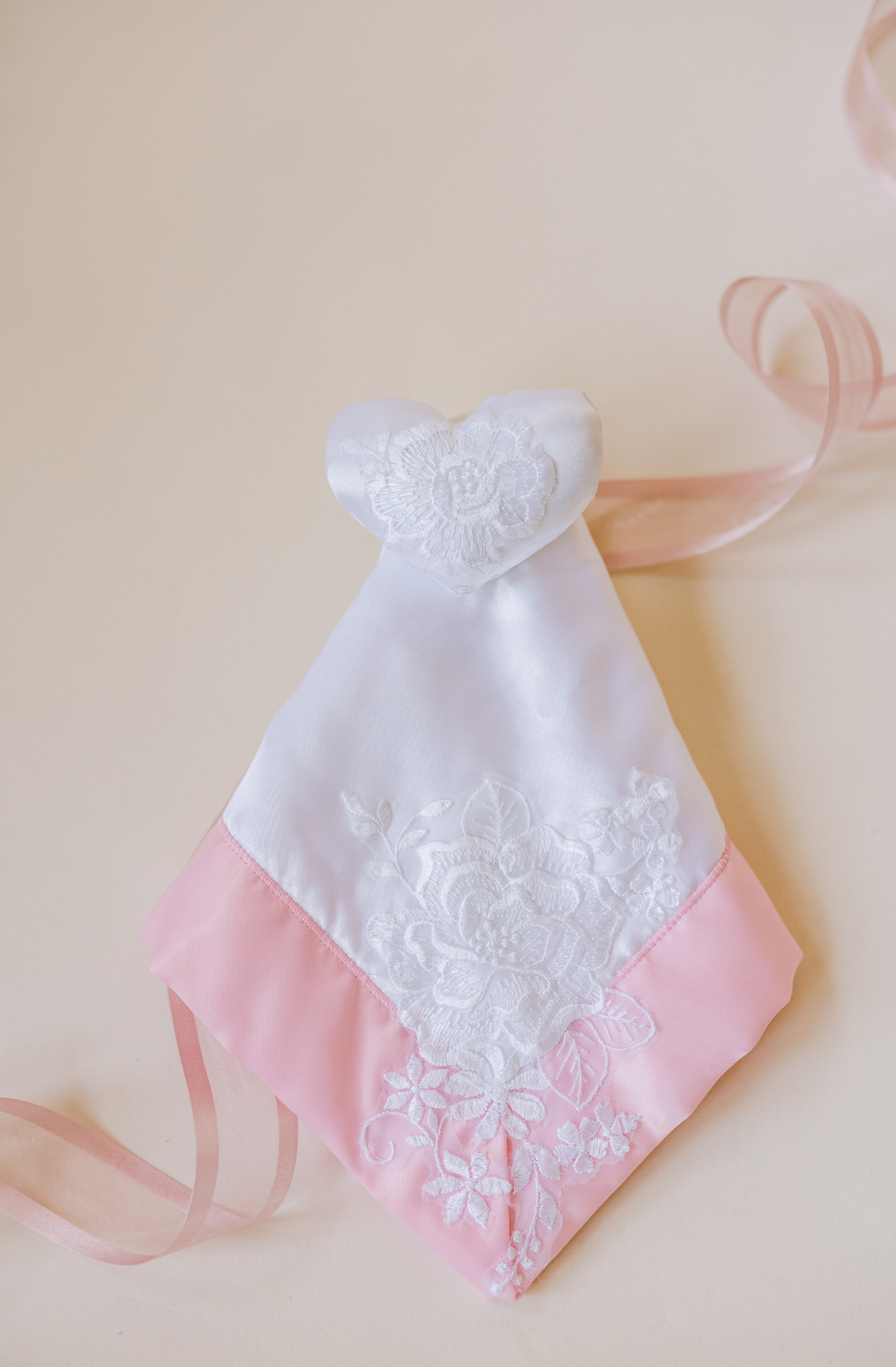 Wedding Dress Into Custom Baby Heart Lovey