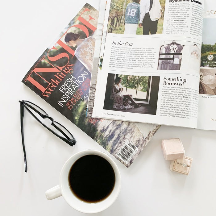 Inside Weddings Features Unbox the Dress in Spring 2019 Edition