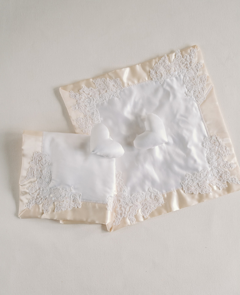 Wedding Dress Into Custom Baby Heart Lovey