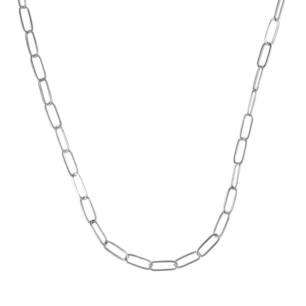 Bride's Paper Clip Chain Necklace