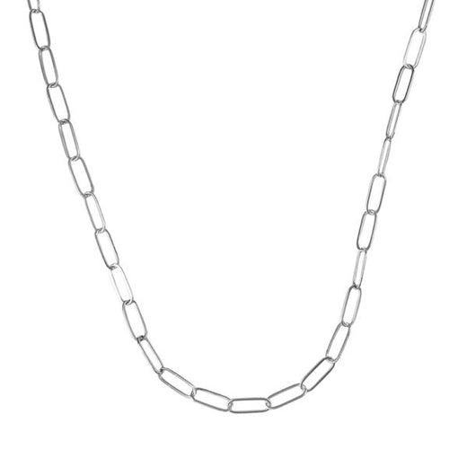 Bride's Paper Clip Chain Necklace