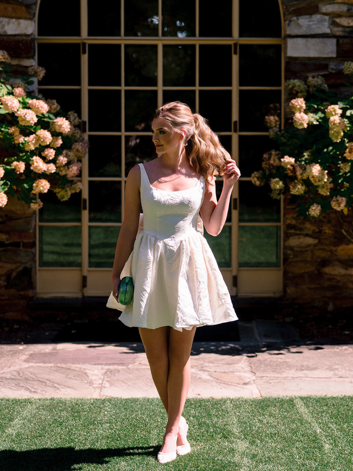 shorten dress How to shorten a dress without alterations