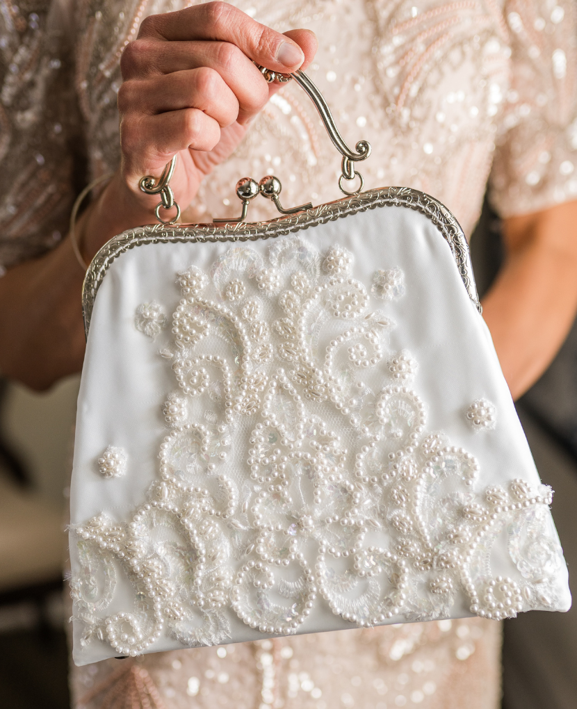 Velvet Embroidered Bridal Handmade Box Clutch Bag at Rs 715 in New Delhi