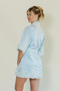 Charming Colors Satin Robe (New Satin Base to Embellish- 3 choices)