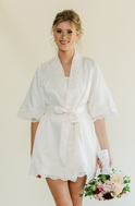 Classic Getting Ready Bridal Robe (New Satin Base to Embellish)