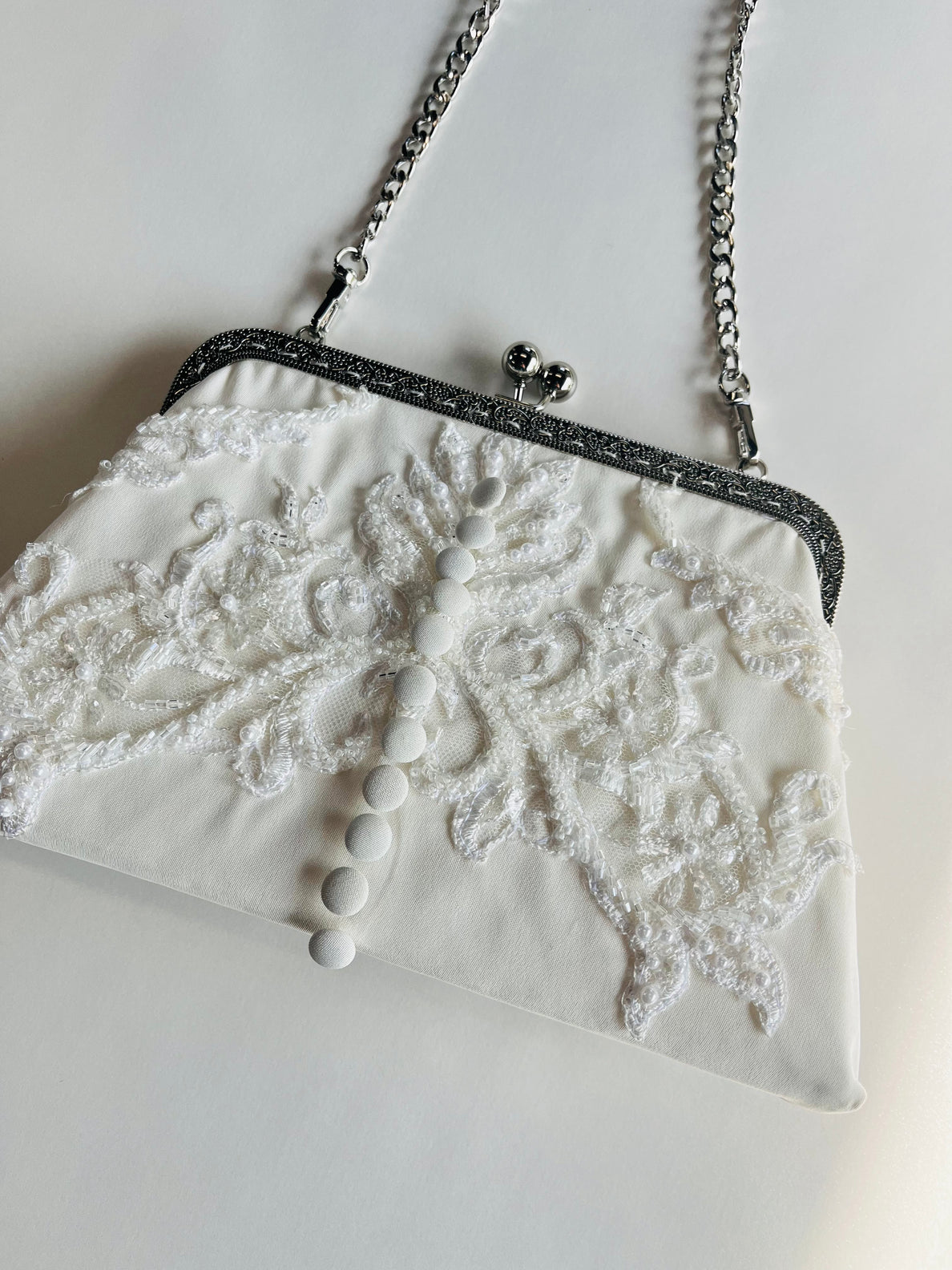 Date Night Clutch Made From Wedding Dress