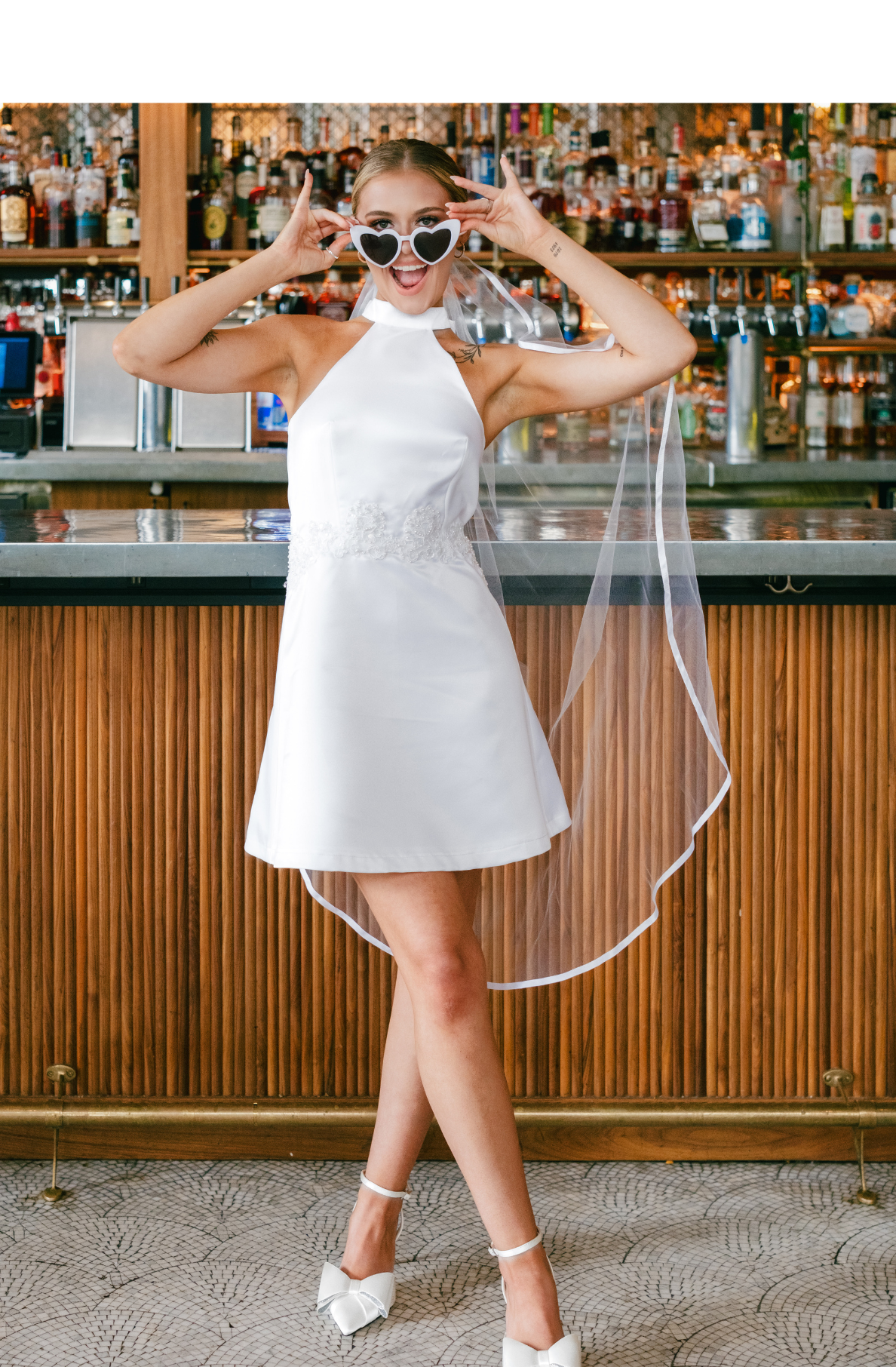 Little White Halter Dress