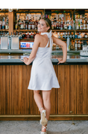 Little White Halter Dress