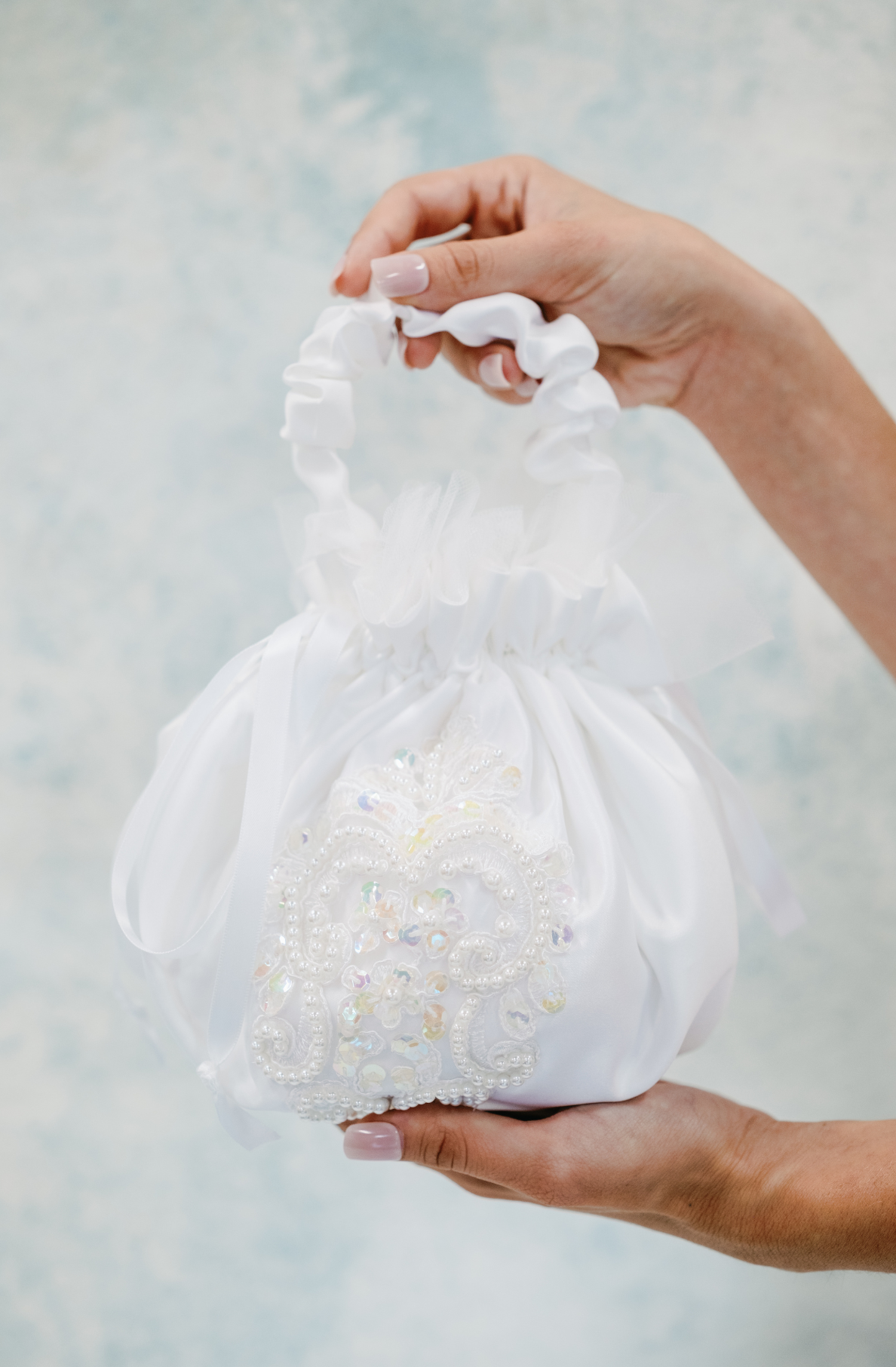 bag wedding dress Tulip Bridal Purse Floral Wedding Handbag