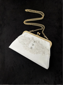 Clutch with Filigree Top