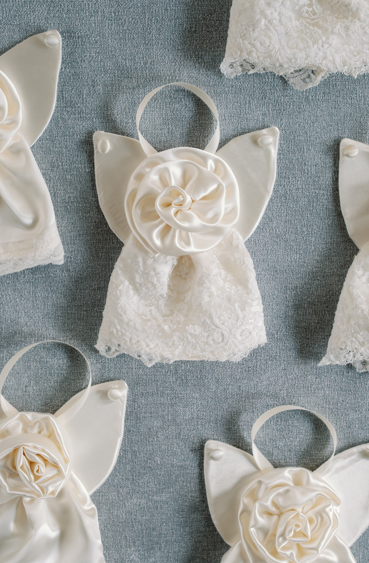 Wedding Dress Made Into Guardian Angel Ornaments Unbox the Dress