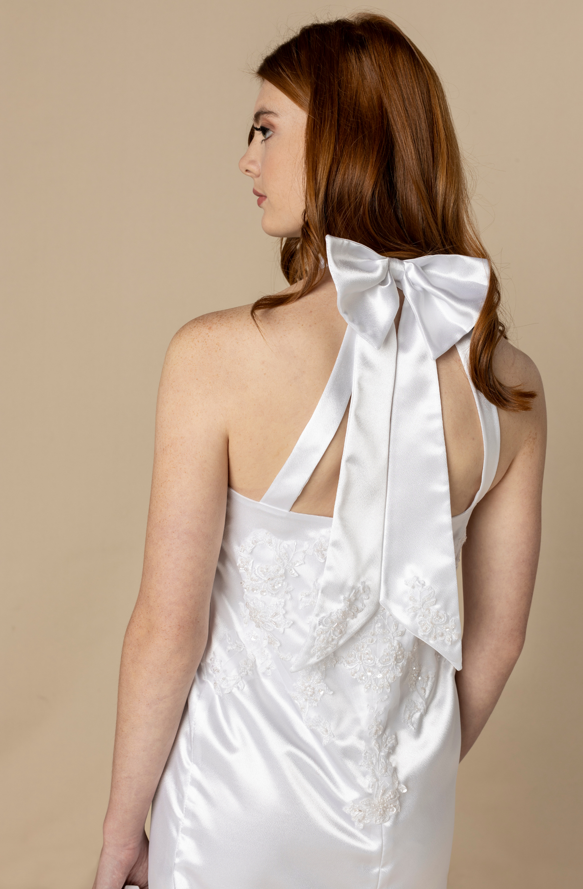 Little White Halter Dress