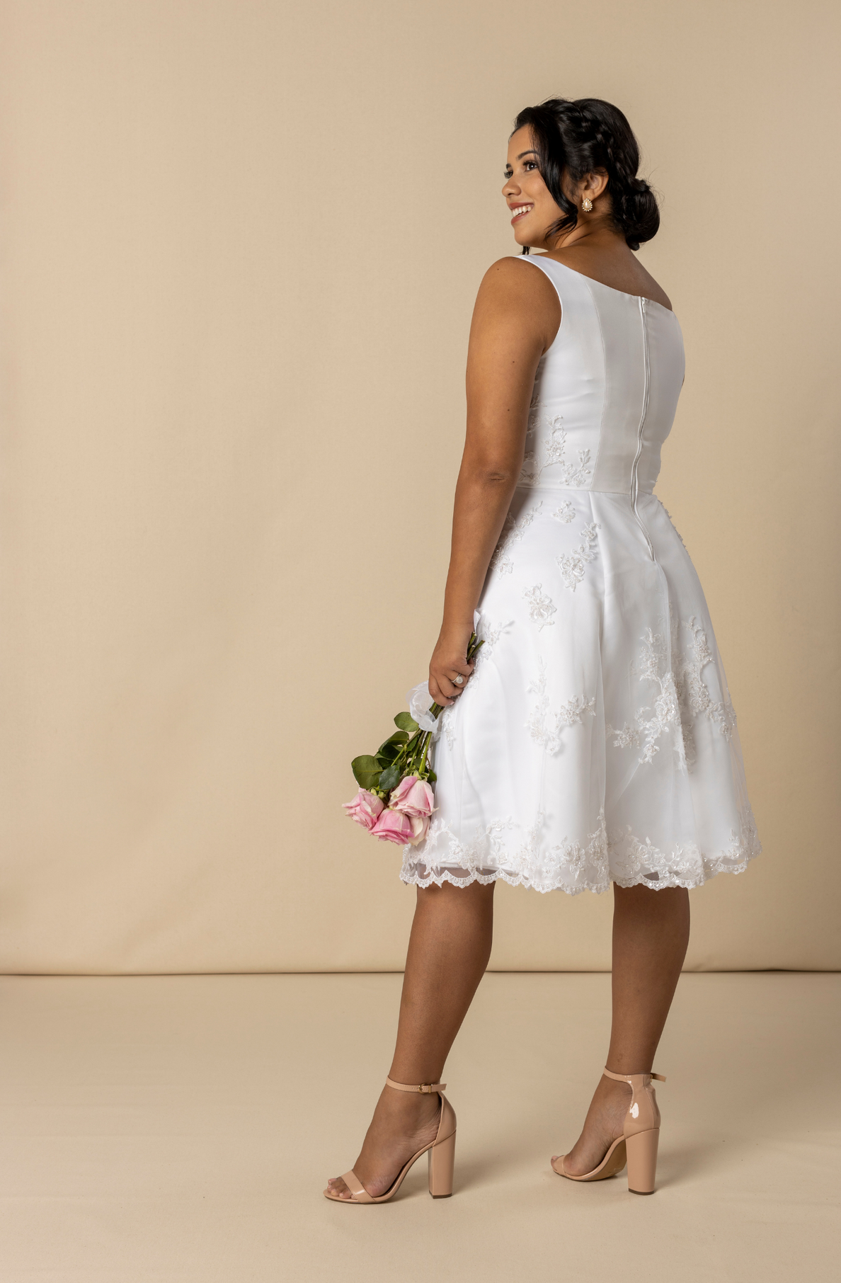 Little White Fit and Flare Dress 8 Little White Fit and Flare Dress 8