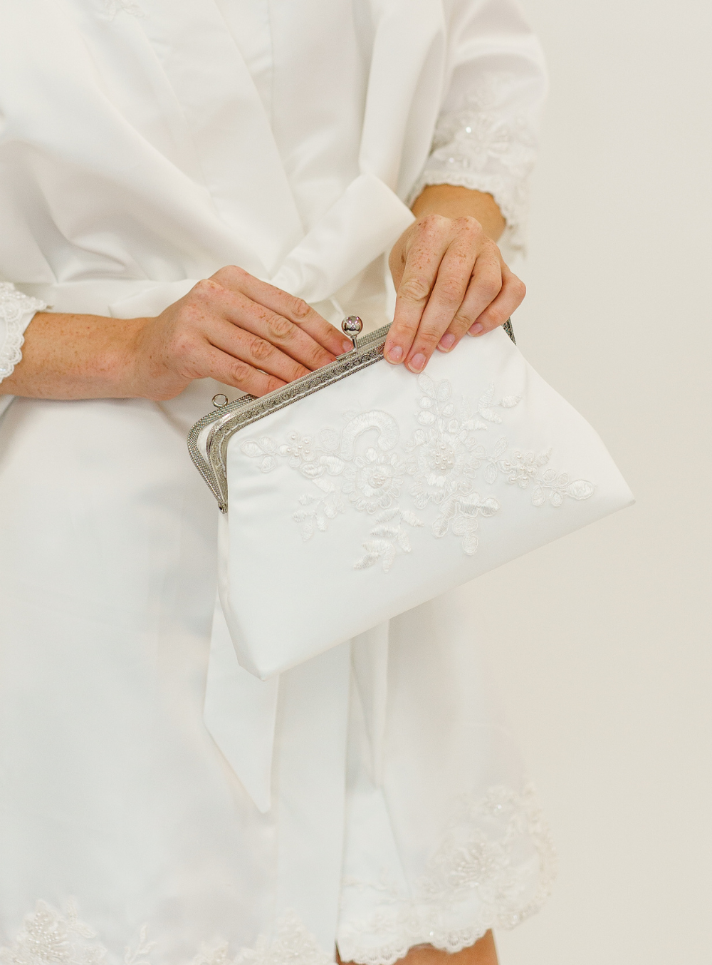 Date Night Clutch Made From Wedding Dress