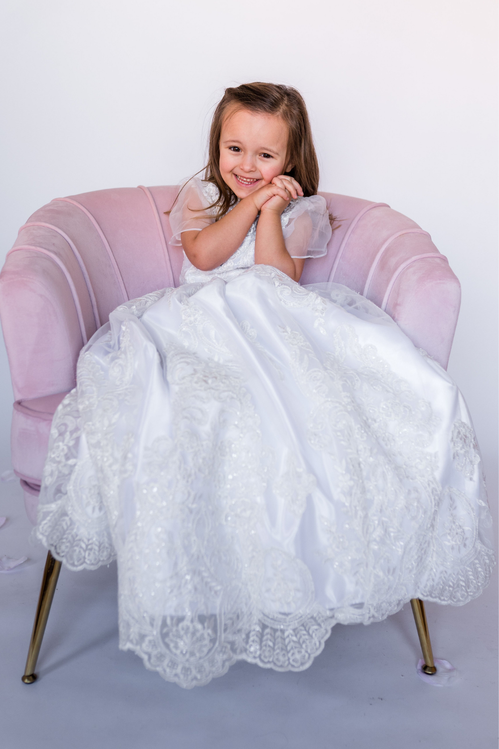 Formal Girl s Gown Made From Wedding Dress Unbox the Dress