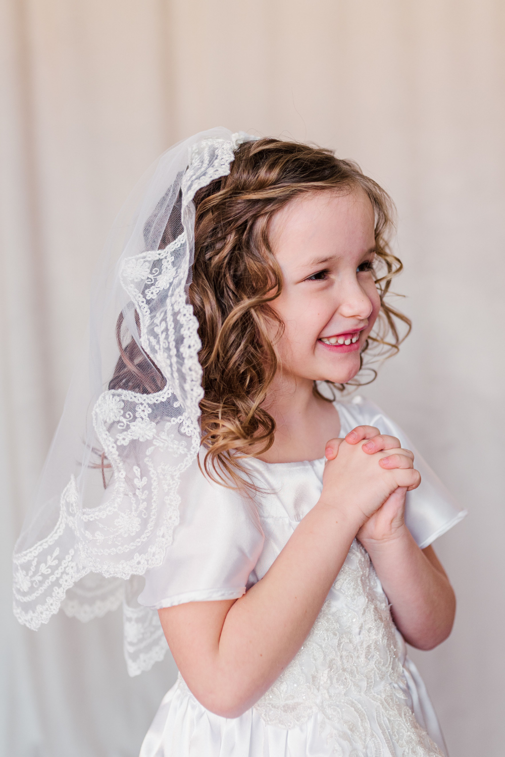 First Communion Veil Made from Wedding Dress | Unbox The Dress