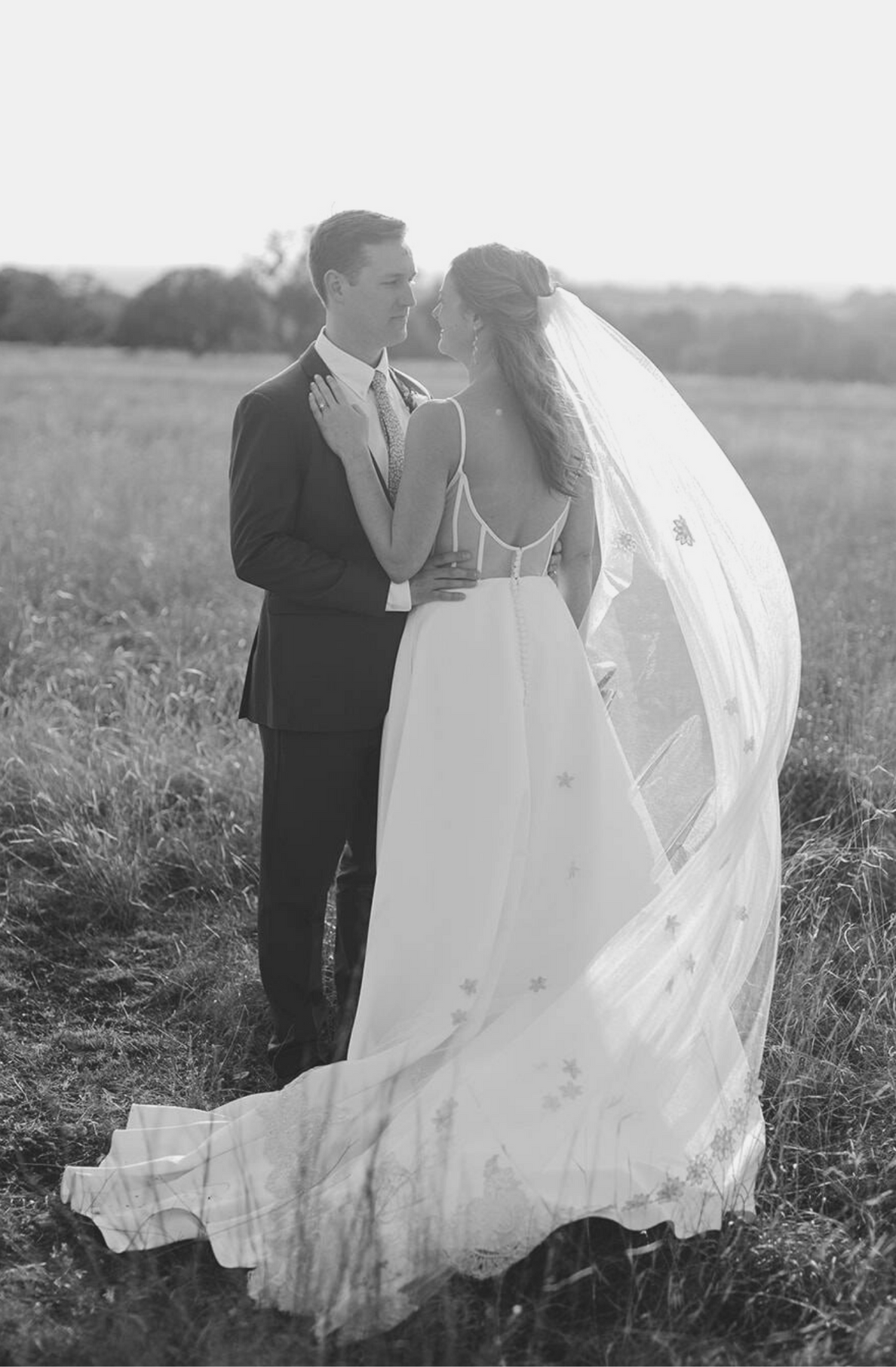 Bridal Veil Made From Mother's Wedding Dress