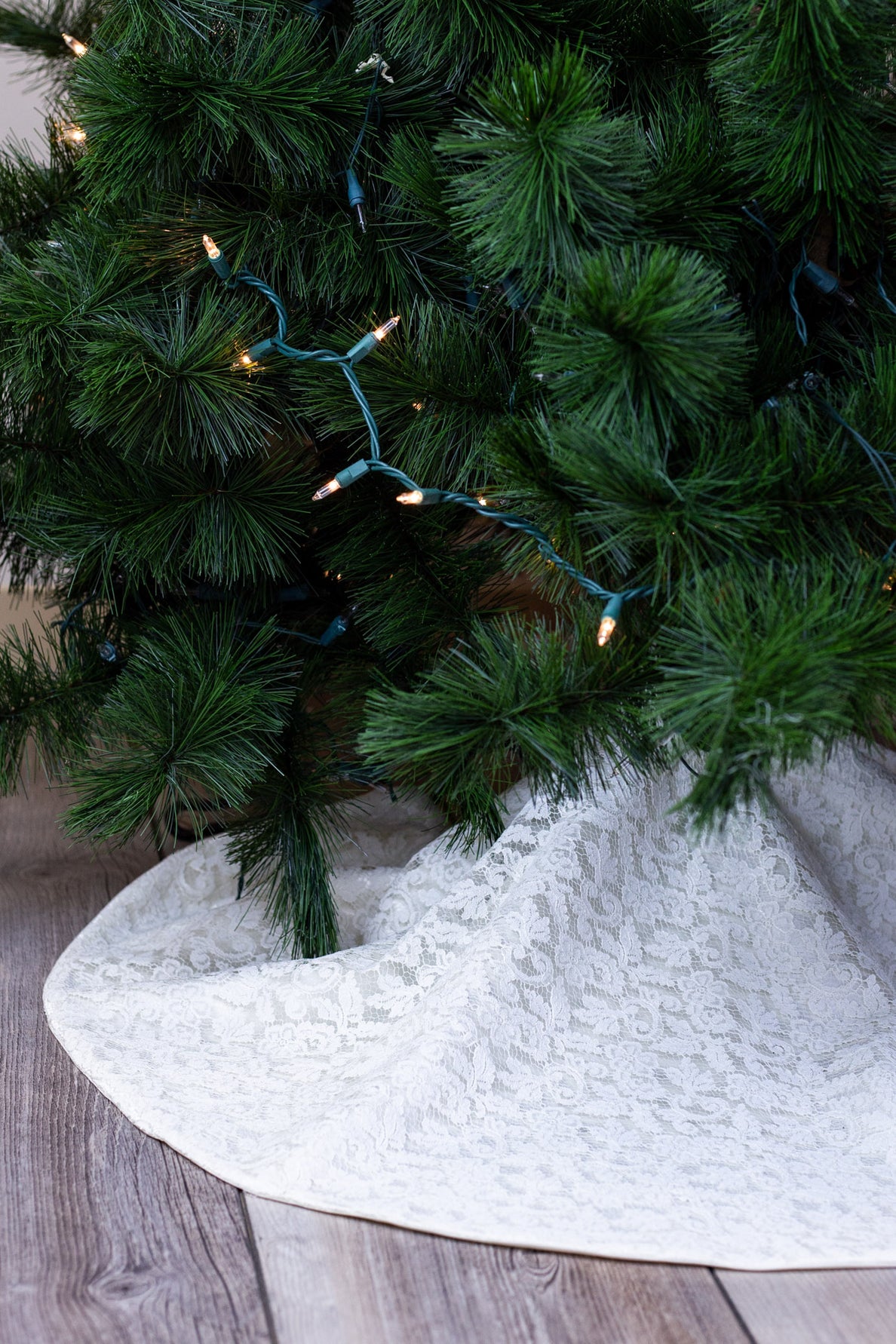 Custom Christmas Tree Skirt Made From Wedding Dress | Unbox the Dress Custom Christmas Tree Skirt Made From Wedding Dress | Unbox the Dress