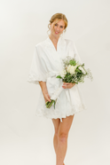 Classic Getting Ready Bridal Robe (New Satin Base to Embellish)